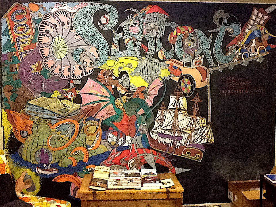 SubText Bookstore Mural